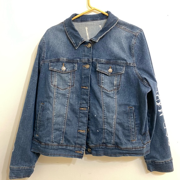 Hand-Painted Bob Marley Denim Jacket - Picture 4 of 4